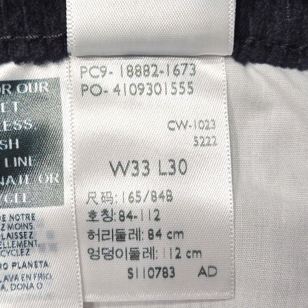 Levis 721 Jeans Womens 33x30 Black High Rise Skinny Corduroy‎ Stretch Dark Wash - Picture 13 of 16